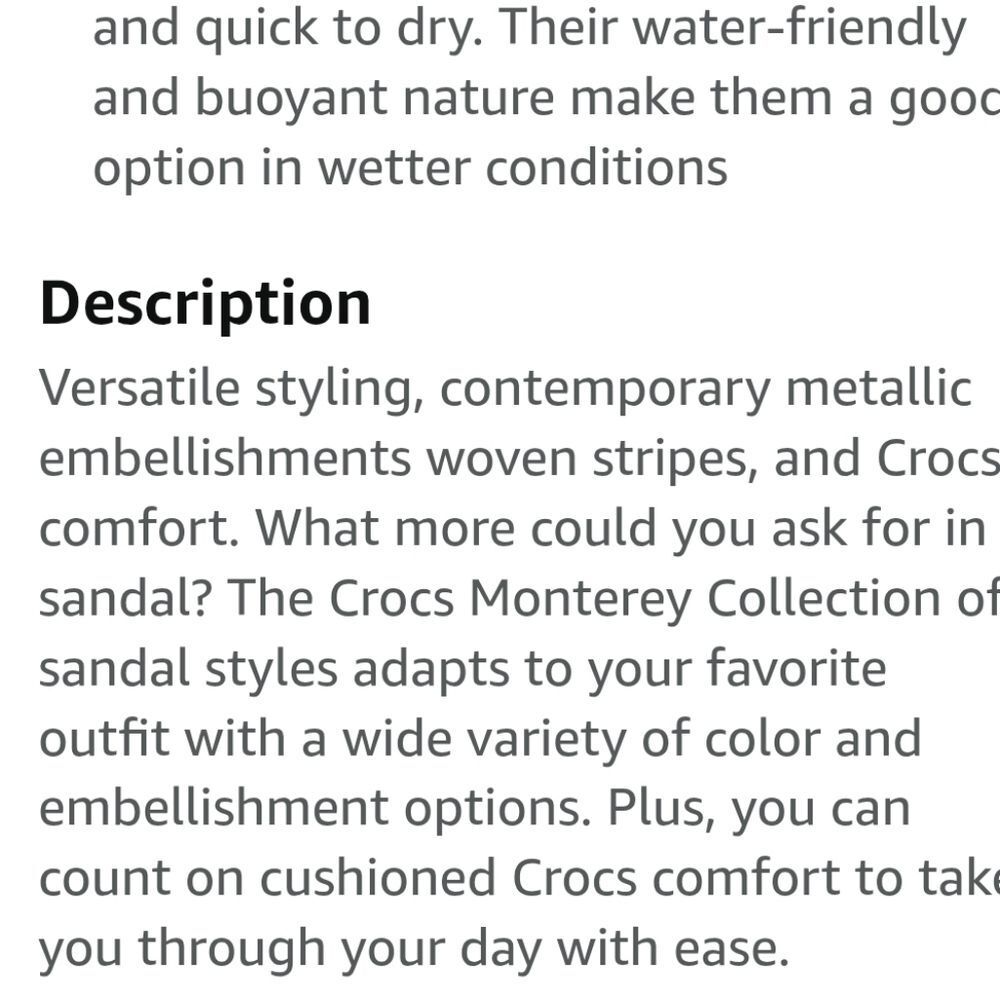 Crocs Sloane Wedge Glitter Flip-Flop Sandal- White - Picture 10 of 13